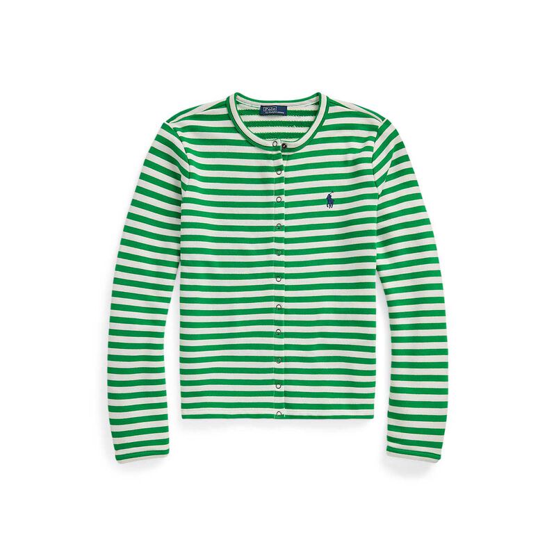 Polo Ralph Lauren Striped French Terry Cardigan image number 2